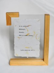 Rámeček s dvojitým sklem "Líska"