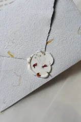 Přání pro kamarádku/svědkyni na ručním papíře A7