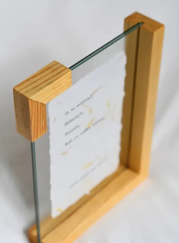 Rámeček s dvojitým sklem "Líska"