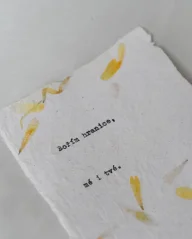 Motivační citát "Bořím hranice" | Upcyklovaný ruční papír