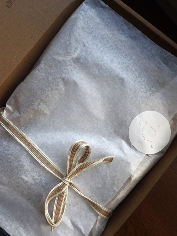 Dárkové balení (vhodné pro rámeček) - Text: Vlastní text (+50 Kč)