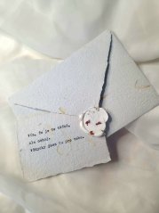 Vím, že je to těžké | ruční papír A7