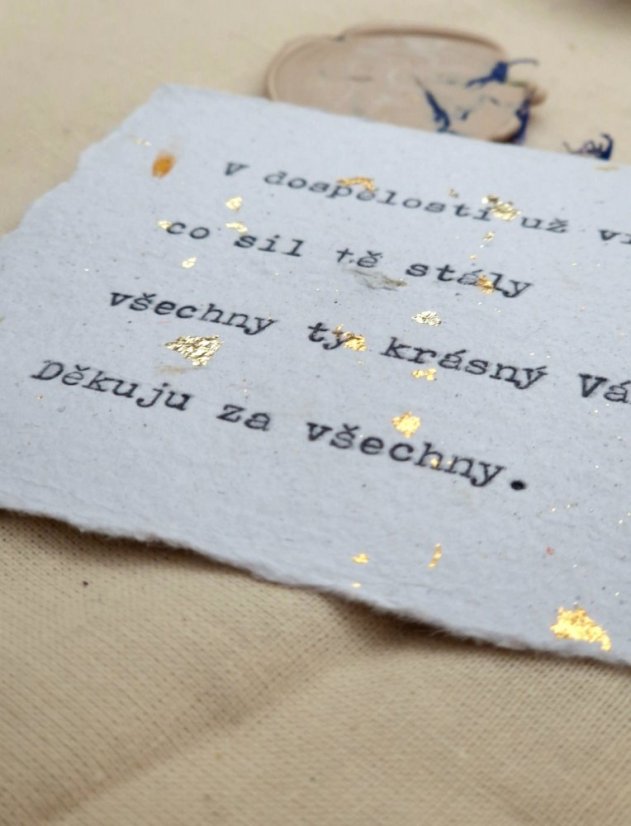 Vánoční text "v dospělosti už vím"