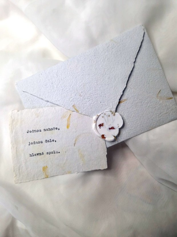 Hlavně spolu | ruční papír A7