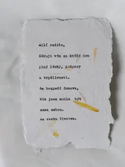 Dlouhý text 61-90 slov (personalizovaný) | Upcyklovaný ruční papír A6