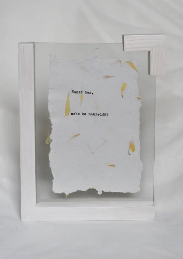 Rámeček s dvojitým sklem "Alabastr"
