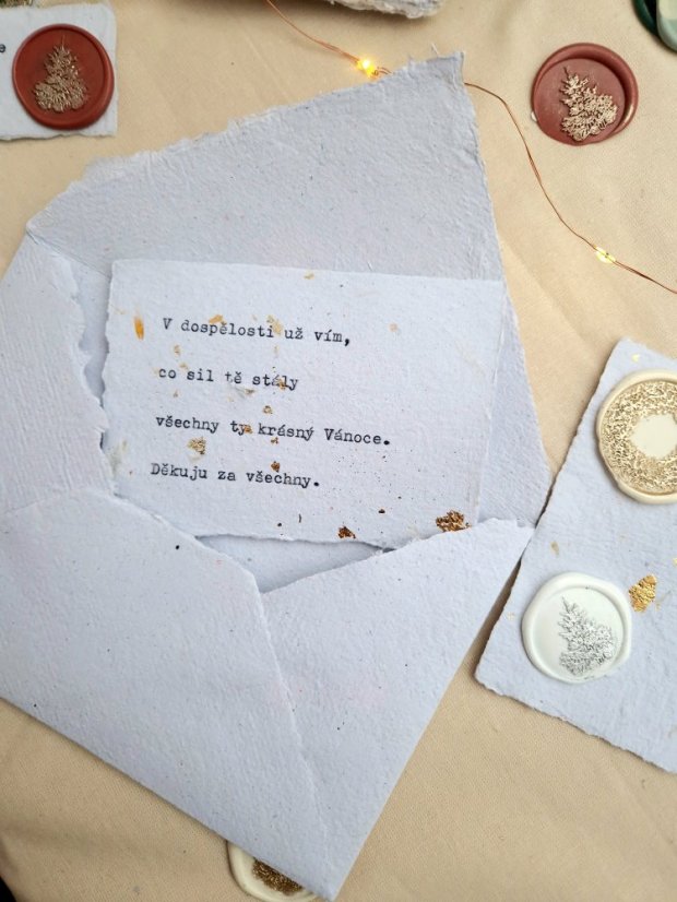 Vánoční text "v dospělosti už vím"