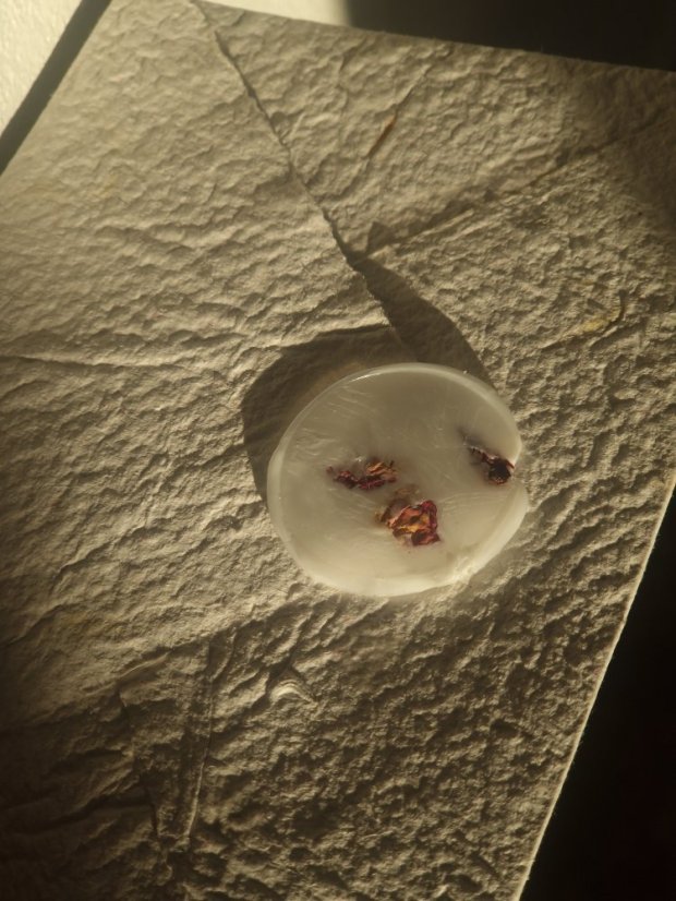 Přání pro kamarádku/svědkyni na ručním papíře A7